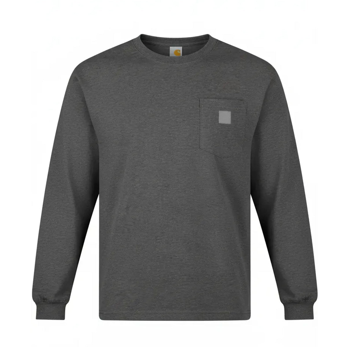 🔥Men's Heavyweight Long-Sleeve Pocket T-Shirt – Relaxed Fit Everyday Casual Tee | Big & Tall Available