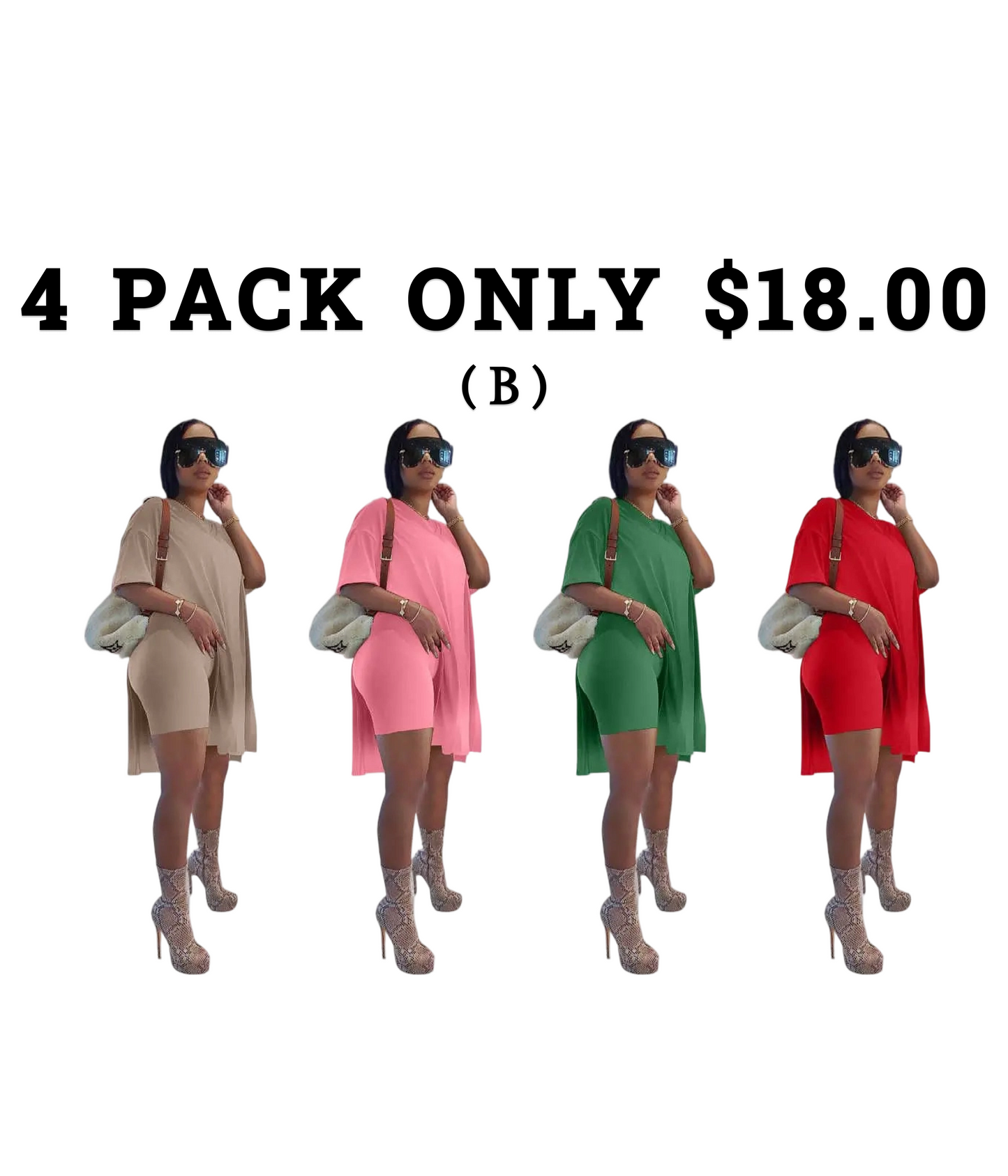 Womens 2 Piece Lounge SetsT-Shirts Topsas Biker Shorts Set