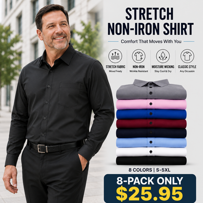 ☀️Summer Best🔥Daily 1000+ Sold｜Stretch Non-Iron Shirt💕