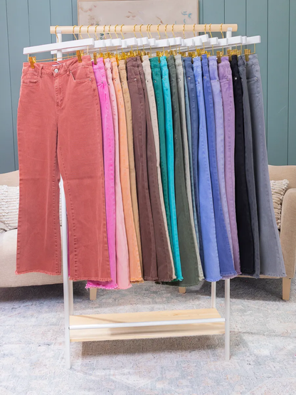 ❤️Women's High-Waisted Cropped Bootcut Pants