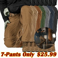 🔥Black+Khaki+Navy+Charcoal +Kangaroo +Brown+Brown Grey(7 Pants Together)