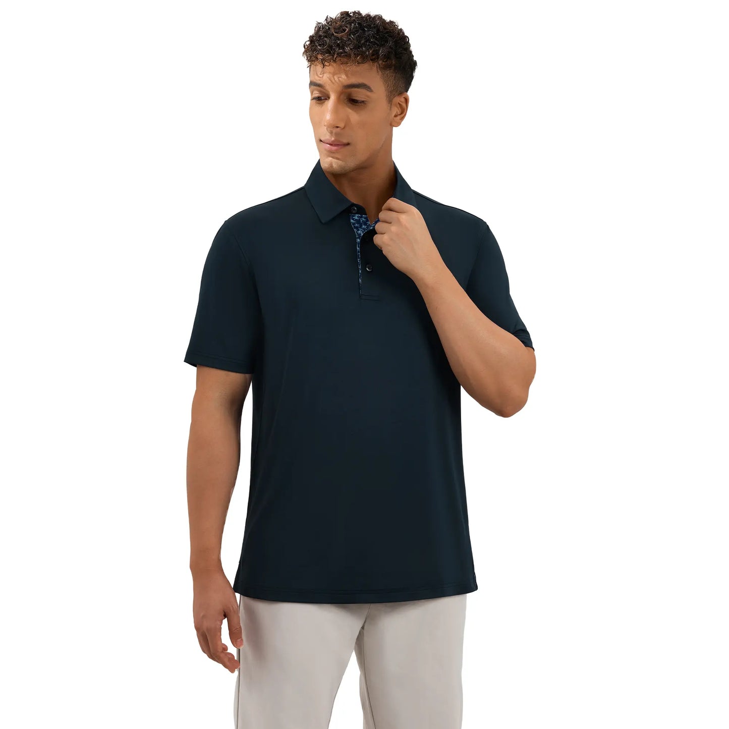 Men's Polo Shirts (Multi-Pack) — Soft, Breathable Pure Cotton Material; Comfortable, Short-Sleeve Casual Fit