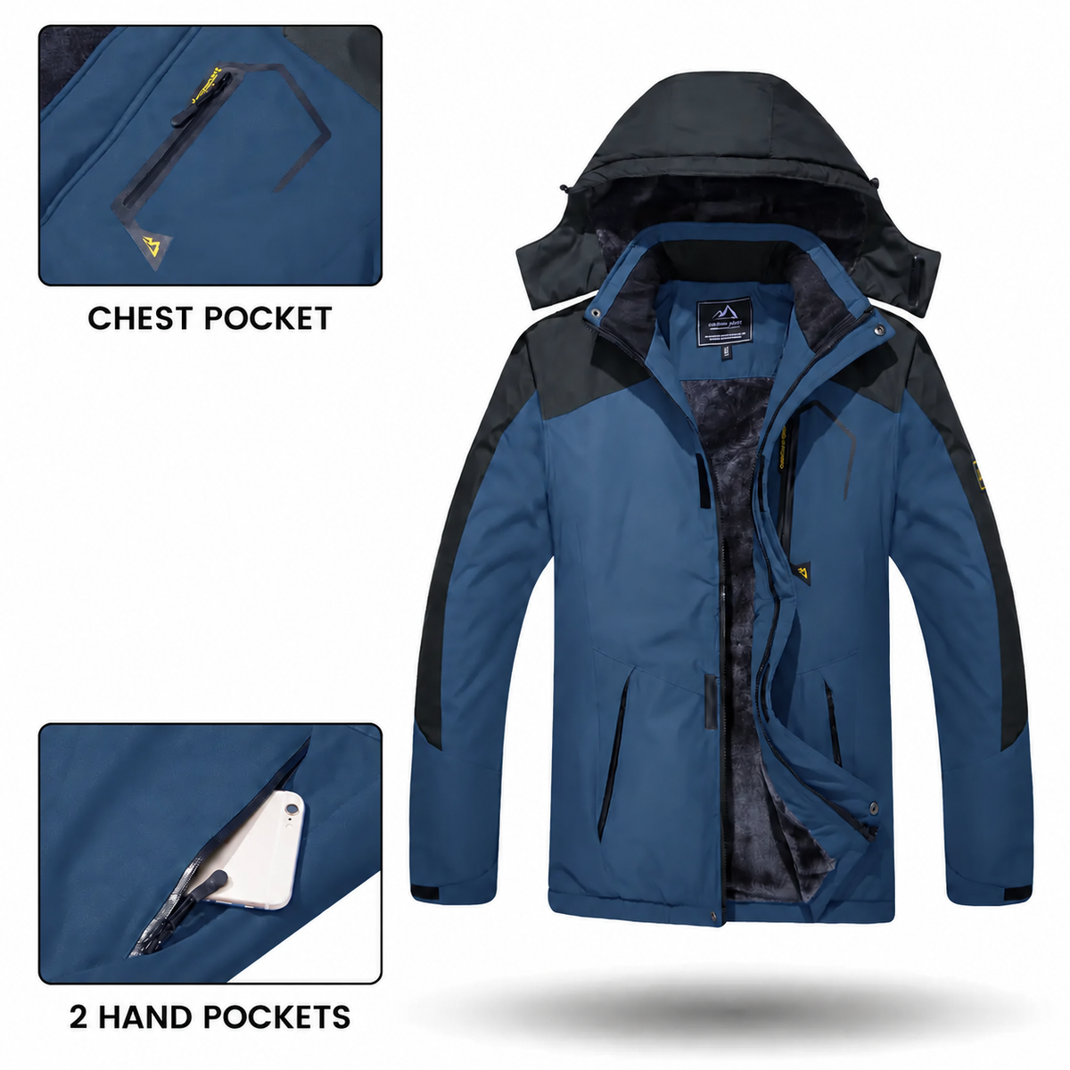 🔥 BESTSELLER | Men's Fleece-Lined Outdoor Jacket